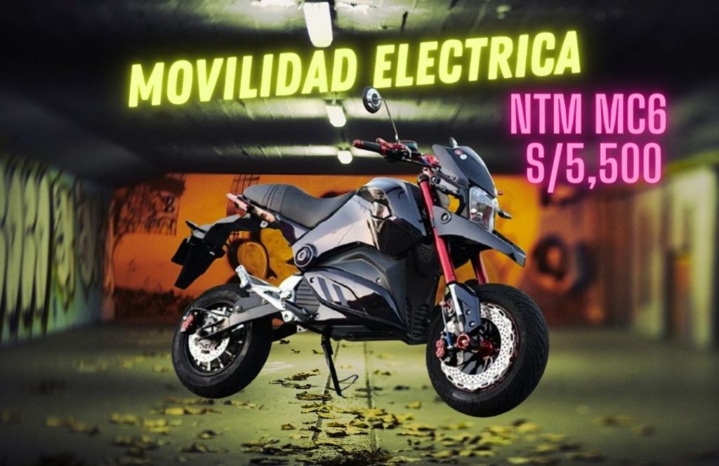 ntm mc6 moto pistera electrica precio